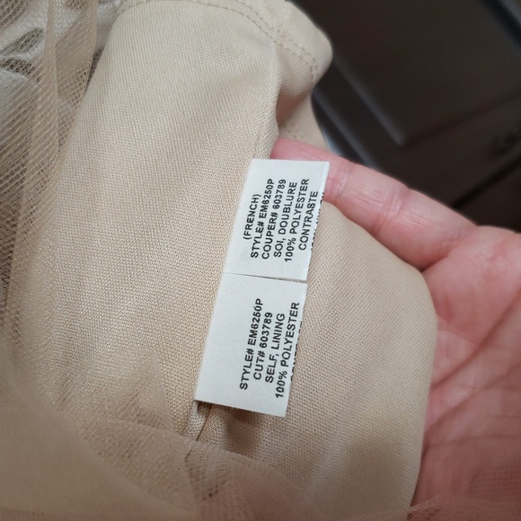 RARE Anthropologie Eva Franco Tulle Polka Skirt, Beige, 12P - Picture 9 of 12